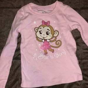 Girls 2T long sleeve tee, like new condition.